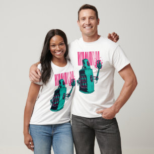 Robot Streckkod Graffiti T Shirt