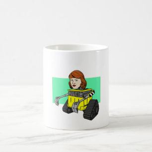 Robot Sylvia Plath Kaffemugg
