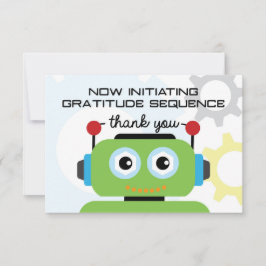 Robot - tackkort | Robot Party Tack