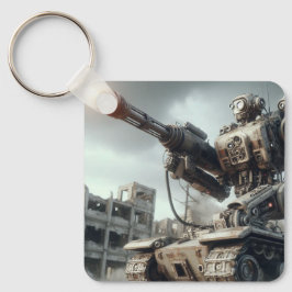 Robot Tank Nyckelring