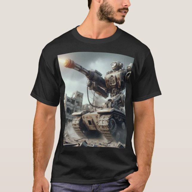 Robot Tank T Shirt (Framsida)