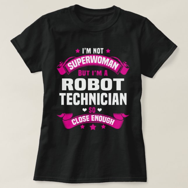 Robot Technician T Shirt (Design framsida)