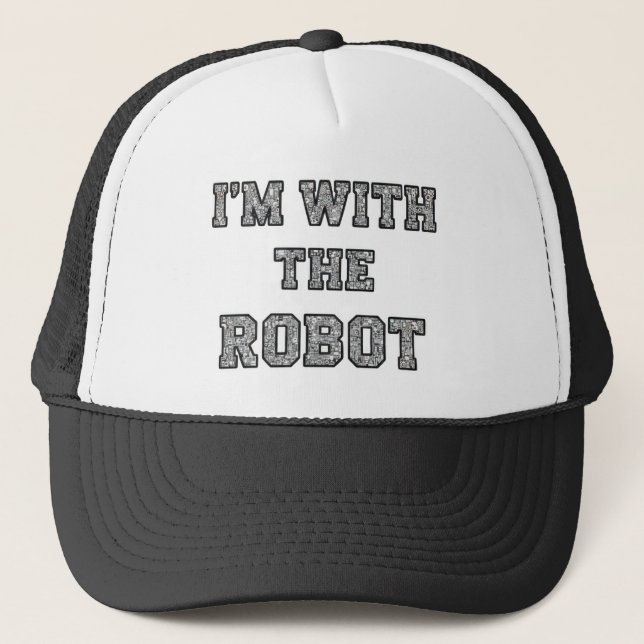 Robot Text Mössa Keps (Framsida)