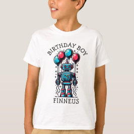 Robot ThBäste Birthday Boy T Shirt