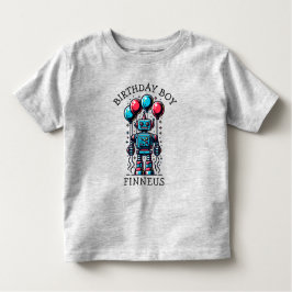 Robot ThBäste Birthday Boy T Shirt