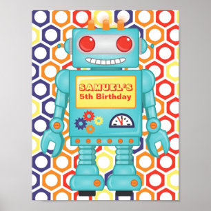 Robot ThLED Party Poster