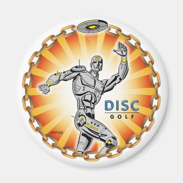 Robot Thrower #2 Magnet (Framsidan)