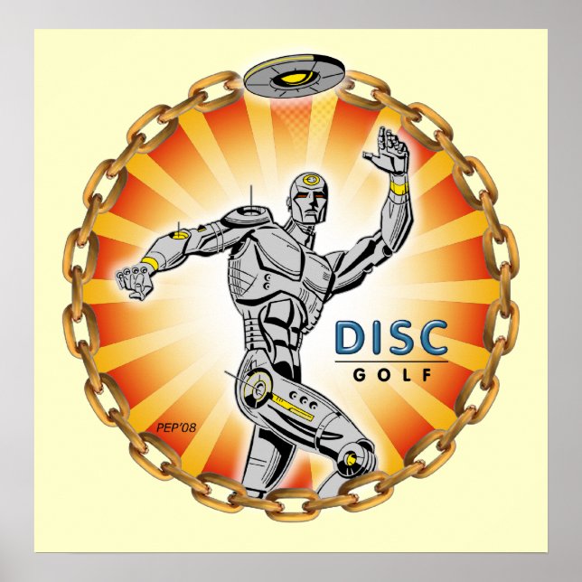 Robot Thrower #2 Poster (Framsidan)