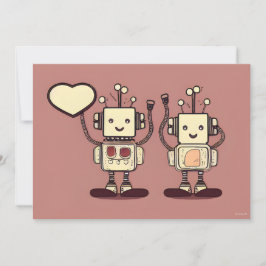 Robot Toasters Alla hjärtans dags kärleksbrev seme Julkort