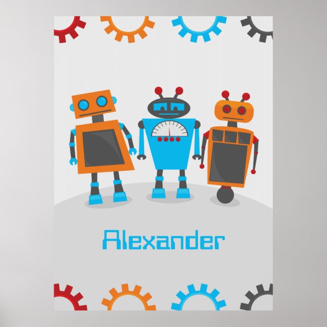 Robot Trio Poster (Framsidan)