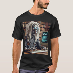 Robot Types vid Tangentbord T Shirt