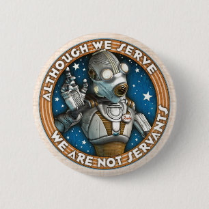 Robot union knäppas knapp