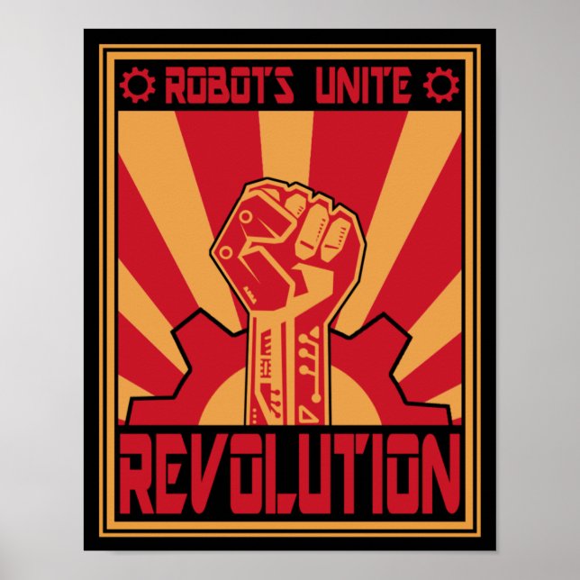 Robot Uprising Poster (Framsidan)