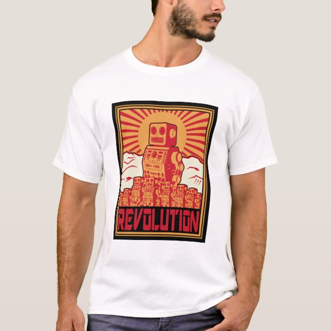 Robot Uprising T-shirt (Framsida)