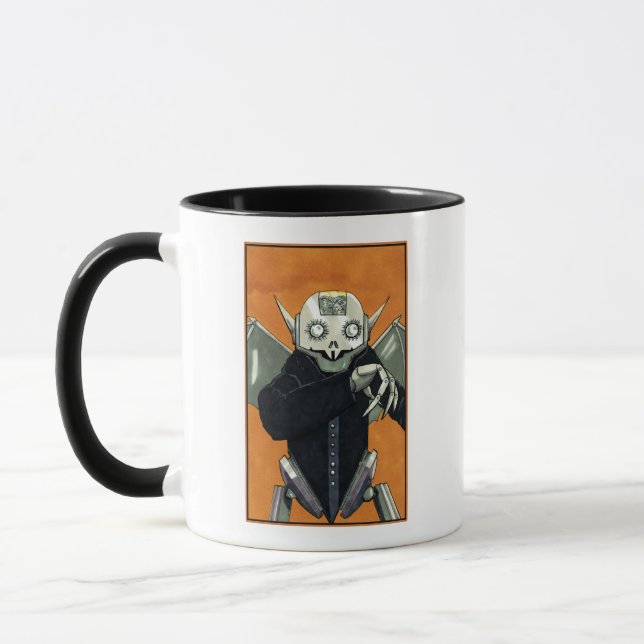 Robot Vampire Dracula mugg (Vänster)
