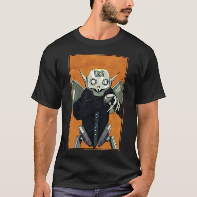 Robot Vampire T Shirt (Framsida)