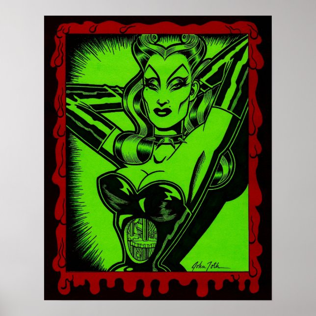 Robot Vampire Vixen Poster (Framsidan)
