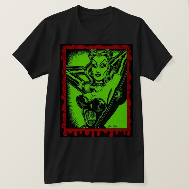 Robot Vampire Vixen T Shirt (Design framsida)