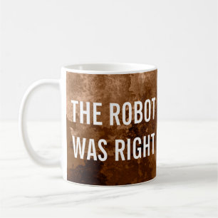 Robot var Höger Roligt Coffee Kaffemugg