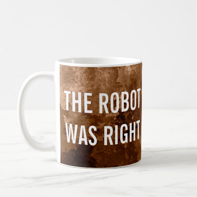 Robot var Höger Roligt Coffee Kaffemugg (Vänster)