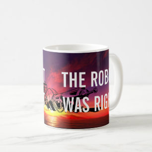 Robot var Höger Strange Gun Coffee Kaffemugg