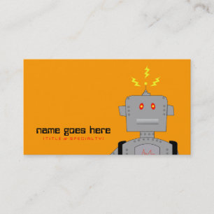 robot visitkort