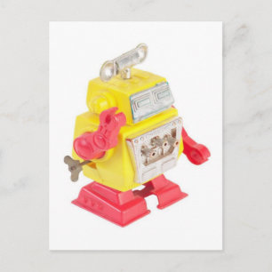 Robot - vykort