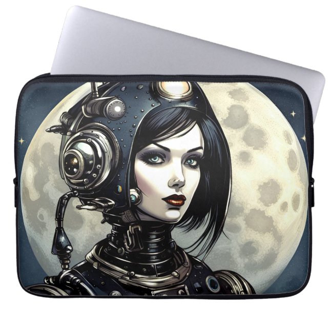 Robot Woman I Laptop Fodral (Framsidan)
