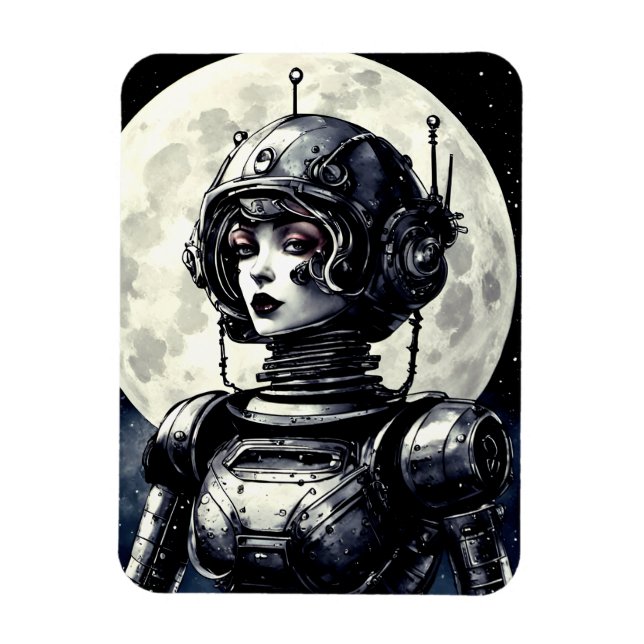 Robot Woman IV Magnet (Vertikal)