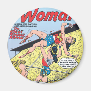 Robot Woman Magnet