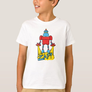 Robot Zapping Illustration T Shirt