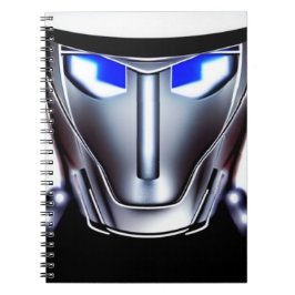 robotansikte anteckningsbok
