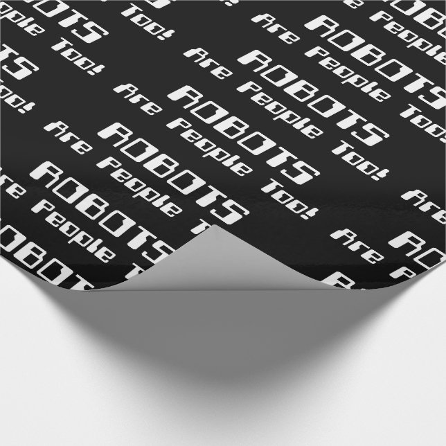 ROBOTAR är folk för! Presentpapper (Hörn)