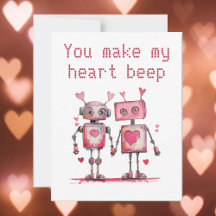 Robotar du gör mina hjärtan till Valentines.