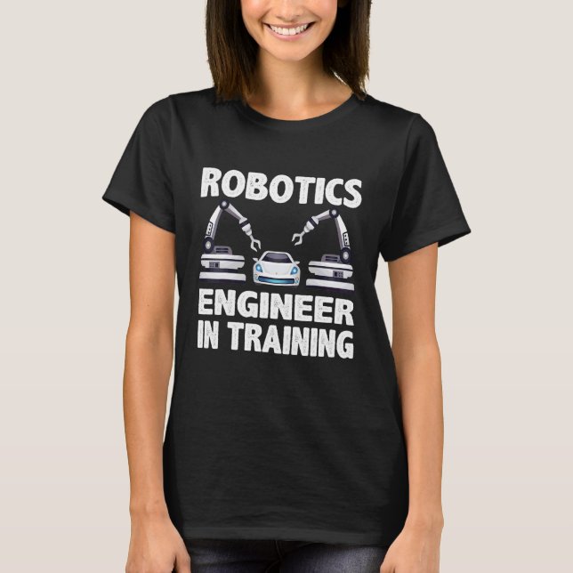 Robotar för robotingenjörer 6 t shirt (Framsida)