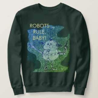 Robotar härskar! ©2020 Annabelle Echo T-Shirt Lång Ärmad Tröja