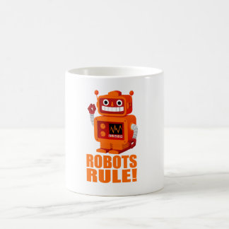Robotar härskar kaffemugg