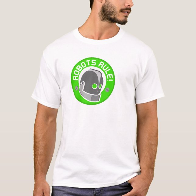 ROBOTAR HÄRSKAR! T-SHIRT (Framsida)