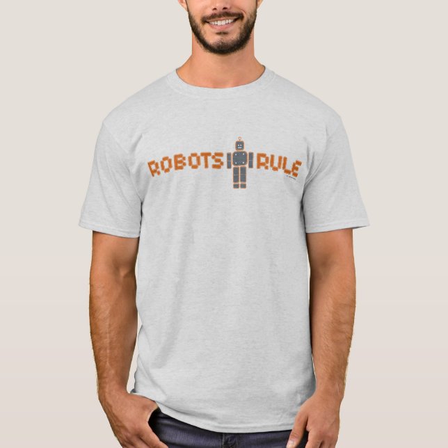 ROBOTAR HÄRSKAR TRÖJA (Framsida)