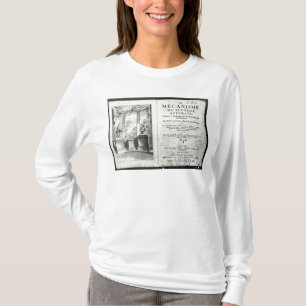 Robotar illustration av frontispiecen t shirt