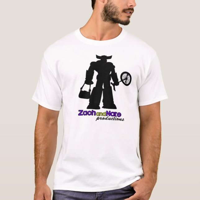 Robotar med handväskor tee shirt (Framsida)