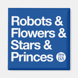 Robotar och blå magnet