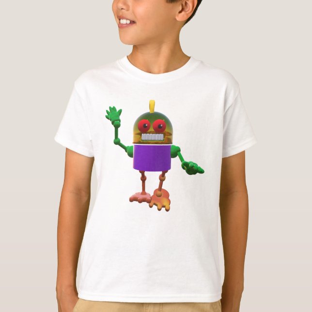 Robotar och rymdpatruller t shirt (Framsida)