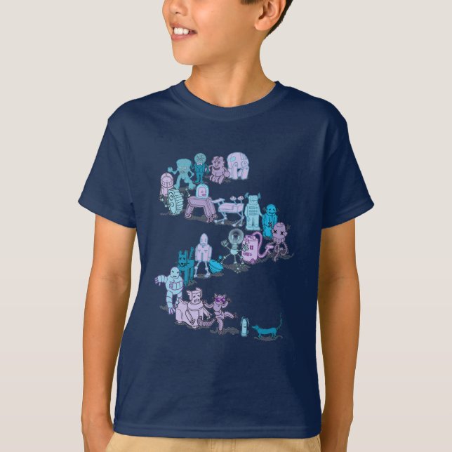 Robotar T-shirt (Framsida)
