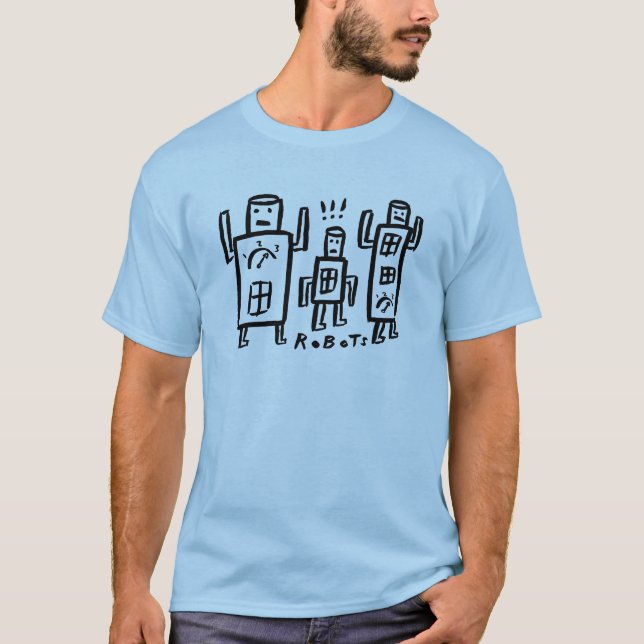 Robotar Tee Shirt (Framsida)