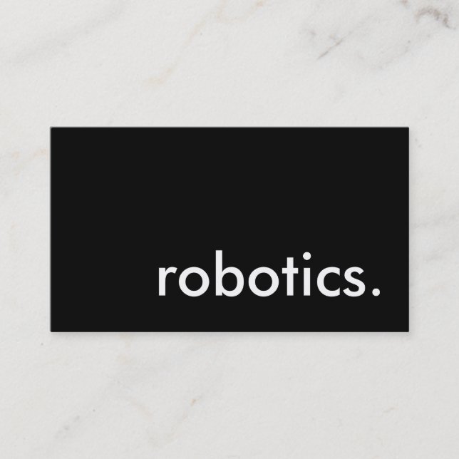 robotar. visitkort (Framsida)