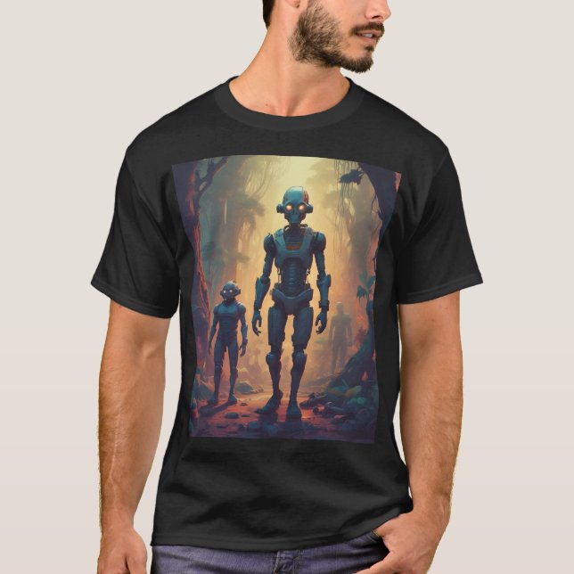 robotarna t shirt (Framsida)