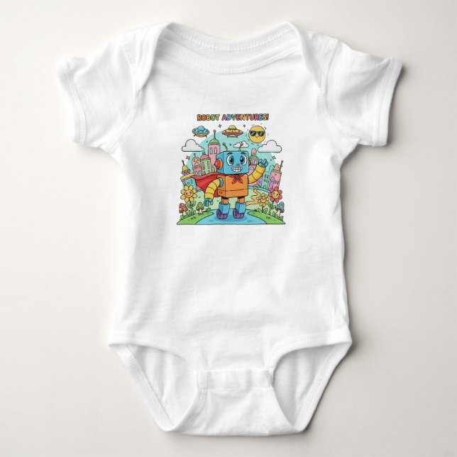 Robotäventyr T Shirt (Framsida)