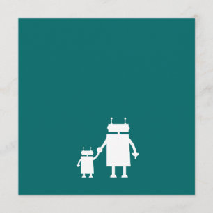 Robotbaby showerinbjudan inbjudningar