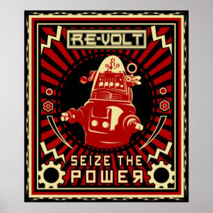 RobotBeträffande-volt Poster